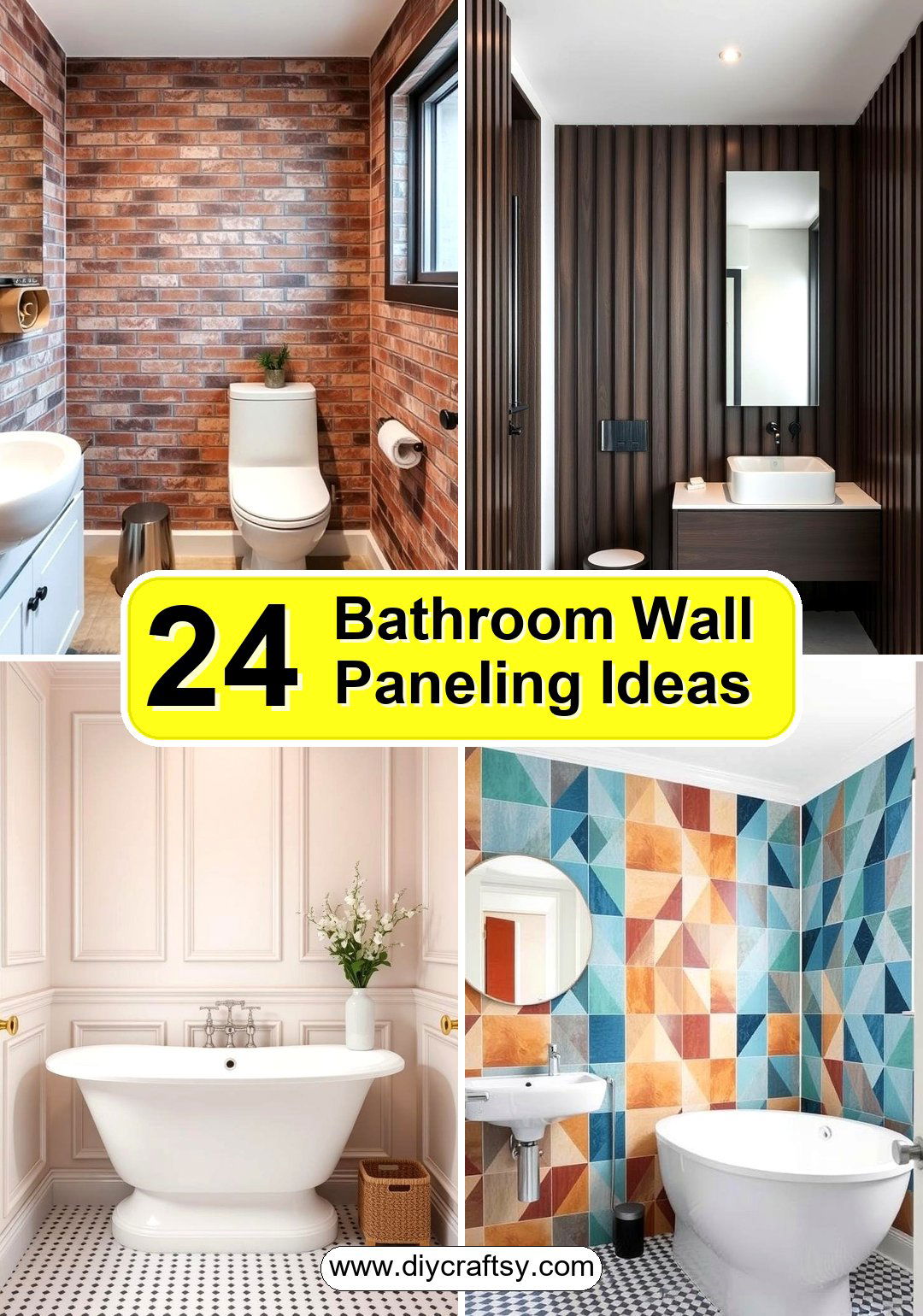 Bathroom Wall Paneling Ideas