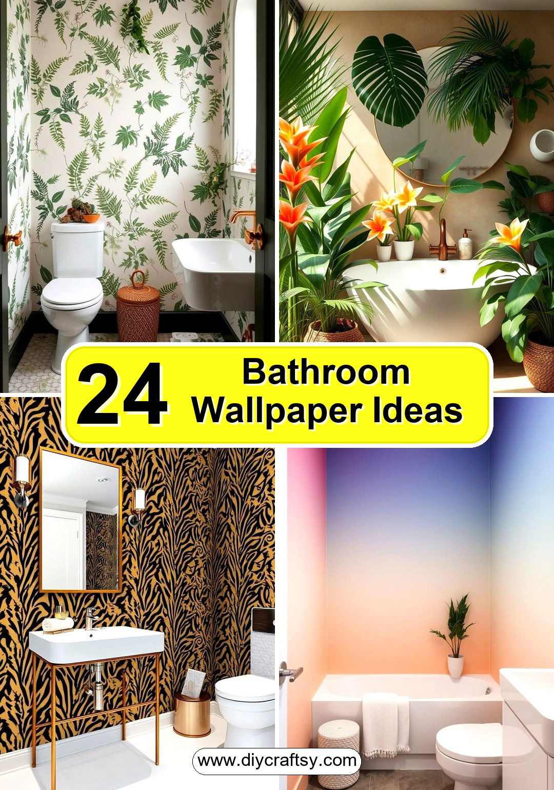 Bathroom Wallpaper Ideas