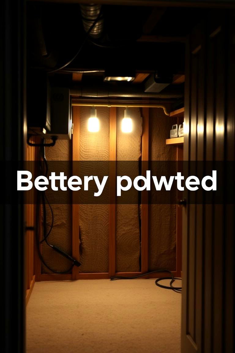 Battery Powered Lights for Convenience - 24 Basement Lighting Ideas