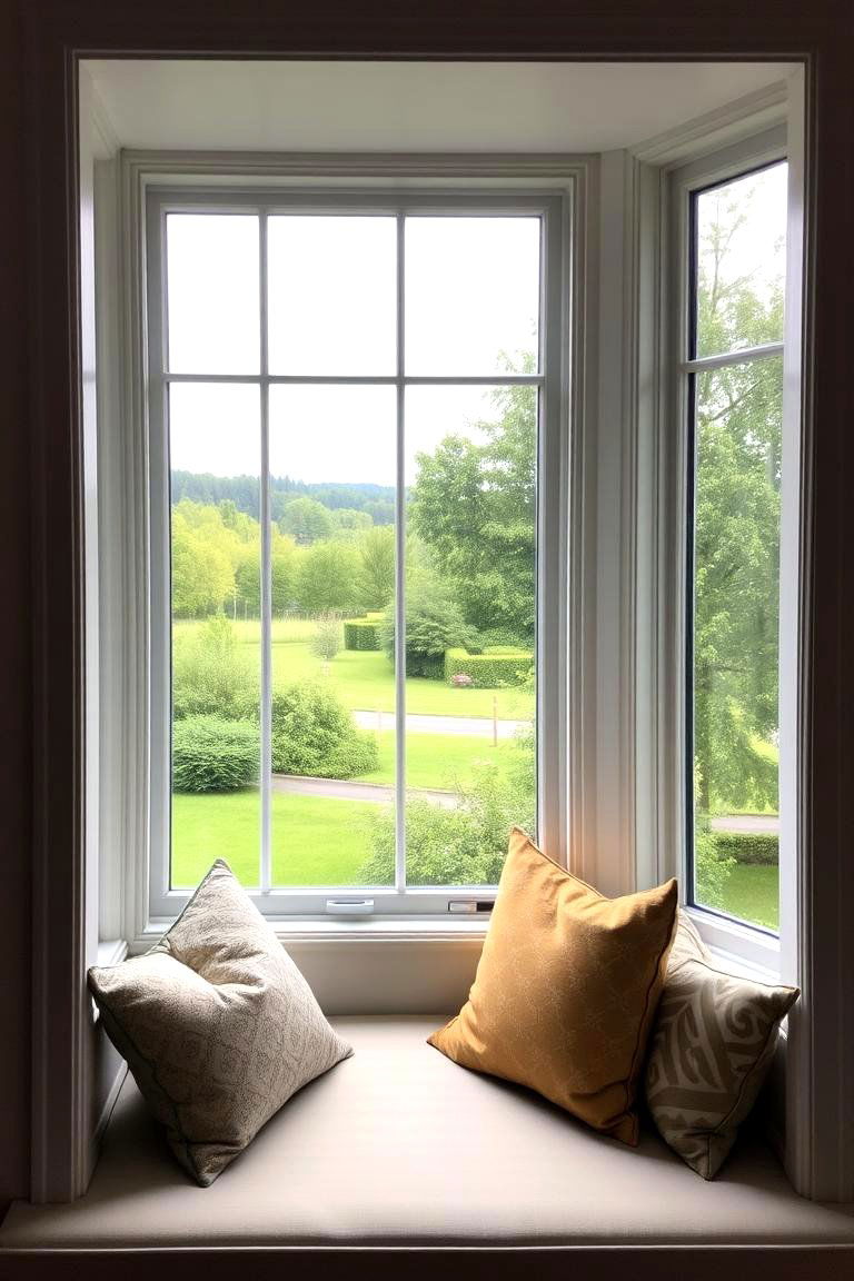 Bay Window with a Cozy Nook - 24 Kitchen Window Ideas