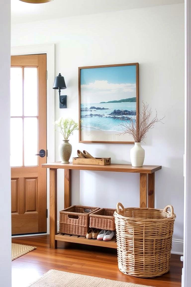 Beach House Entryway - 24 Beach House Decor Ideas