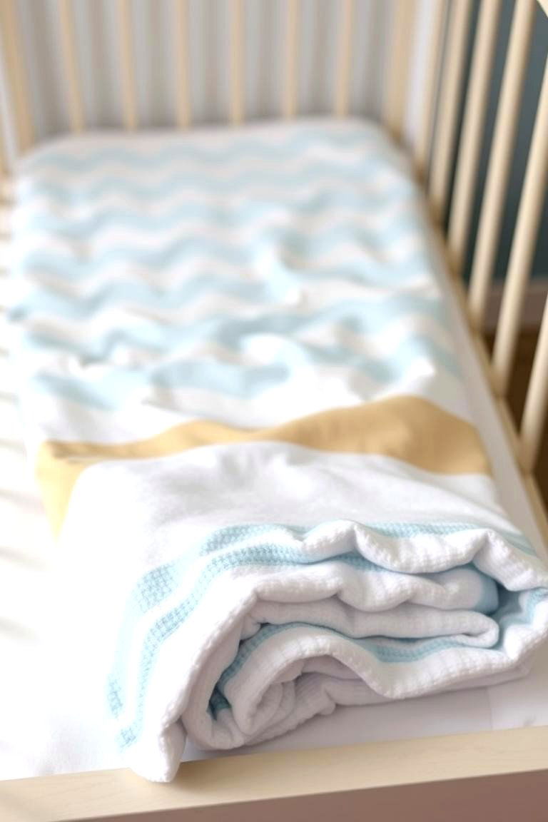 Beach Inspired Baby Blanket - 24 Nautical Nursery Ideas
