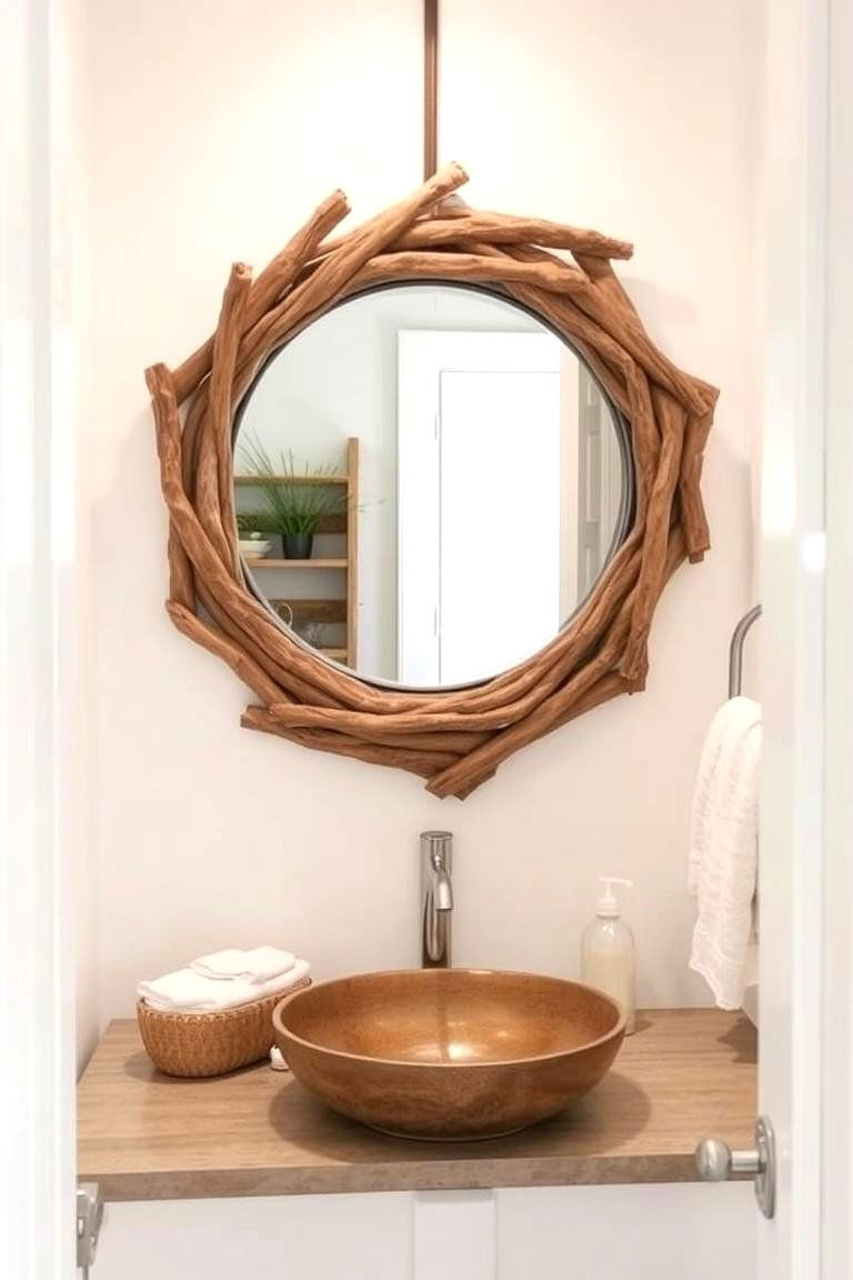 Beach Inspired Mirrors for Reflecting the Coast - 24 Nautical Bathroom Ideas