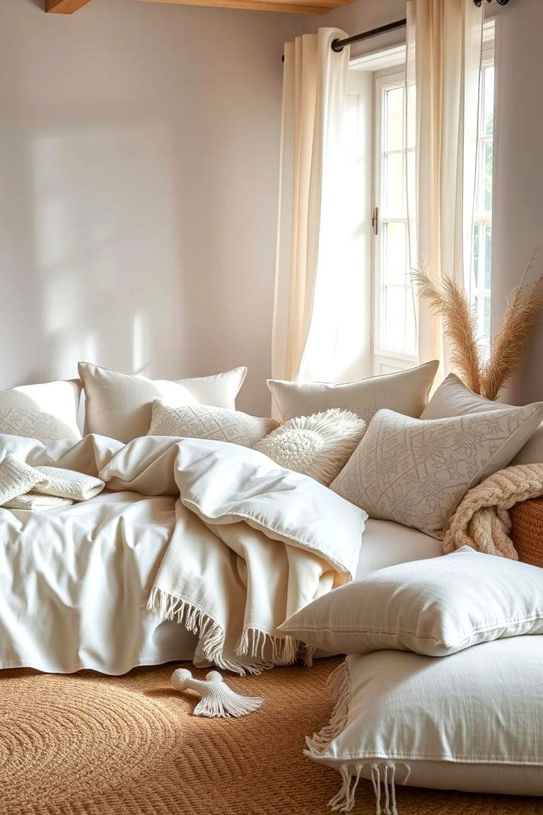 Beach Inspired Textiles and Patterns - 24 Coastal Living Room Ideas