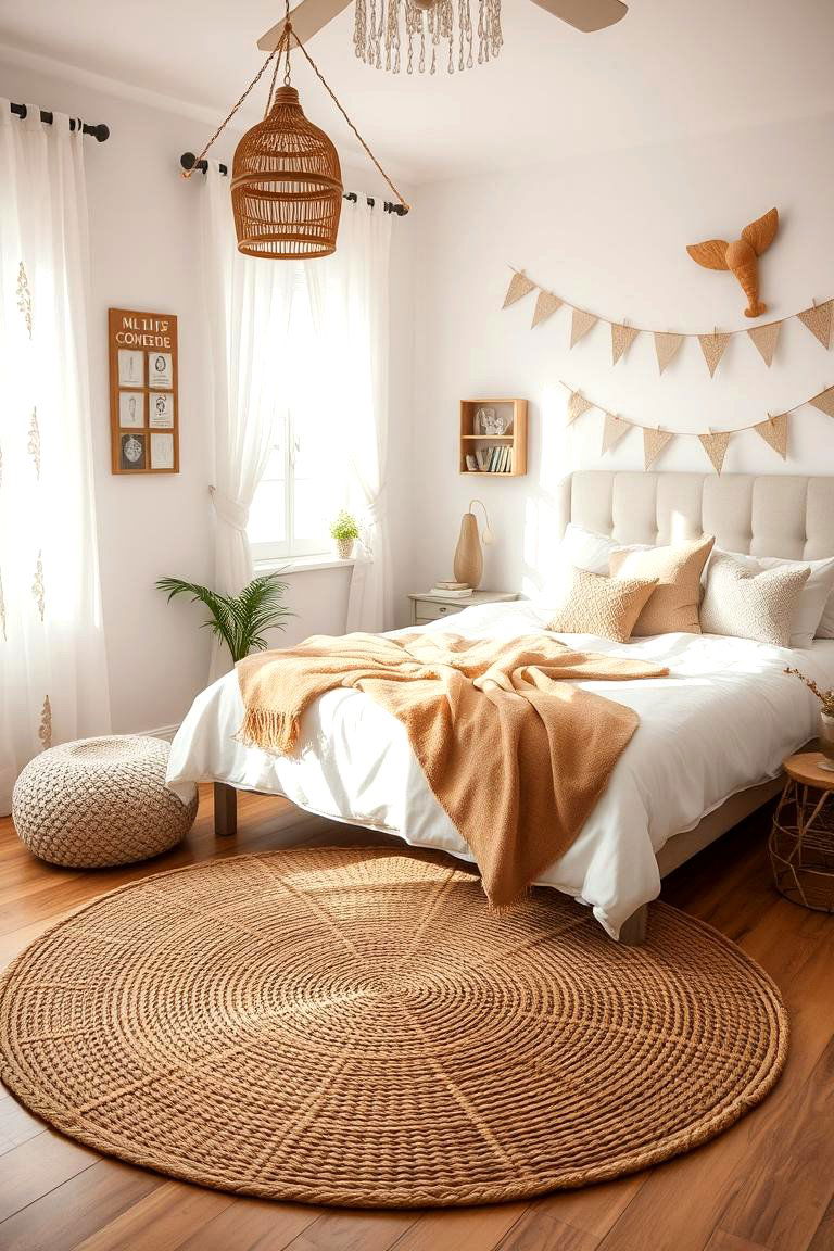 Beach Themed Rug - 24 Mermaid Bedroom Ideas