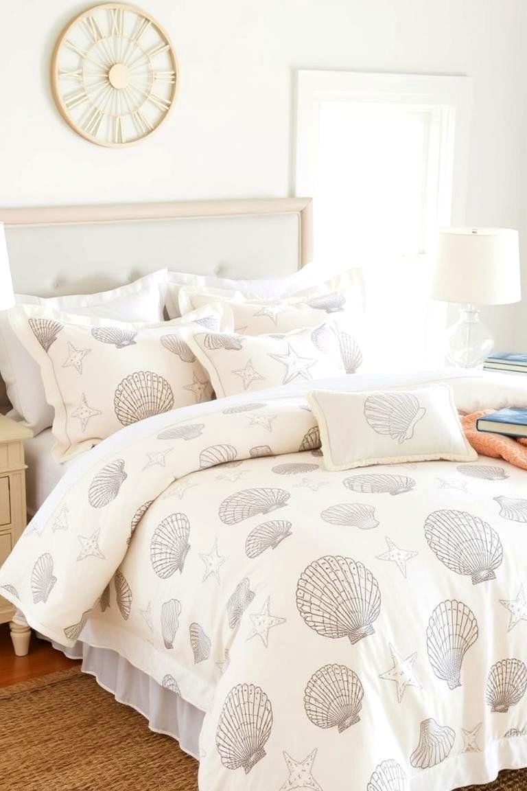 Beachy Bedding Sets - 24 Coastal Bedroom Ideas
