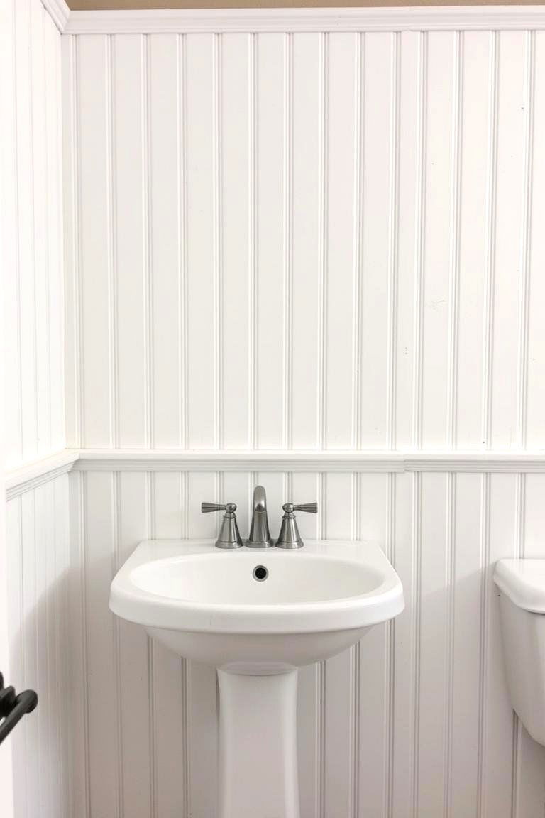 Beadboard Backsplash - 24 Rustic Backsplash Ideas