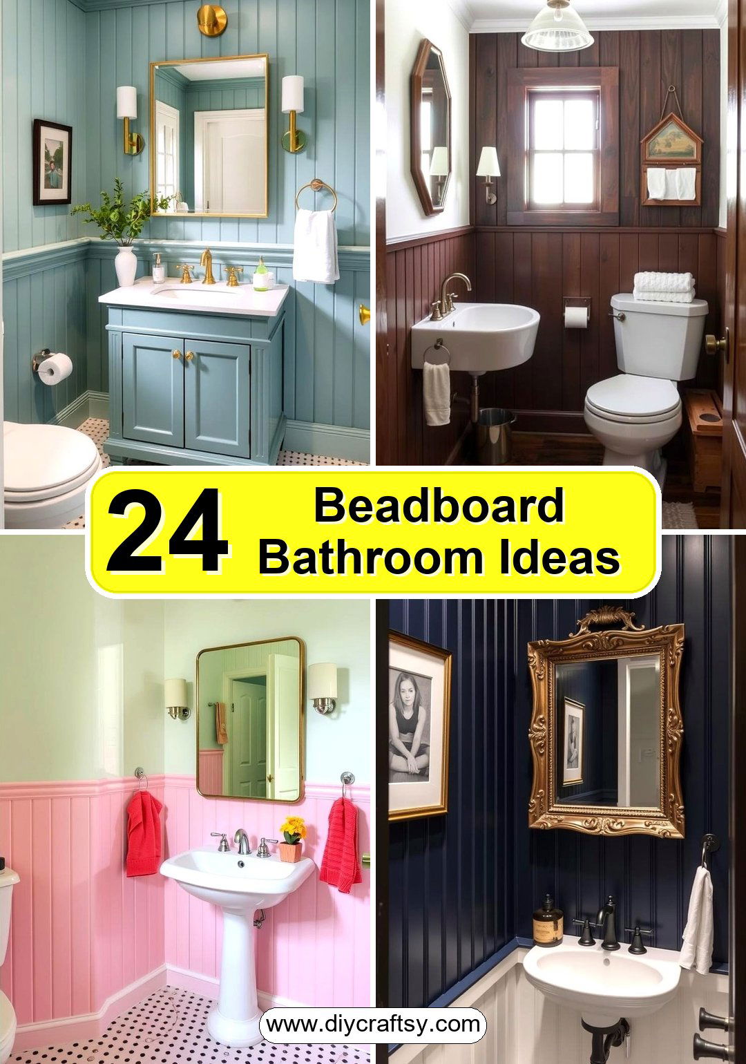 Beadboard Bathroom Ideas