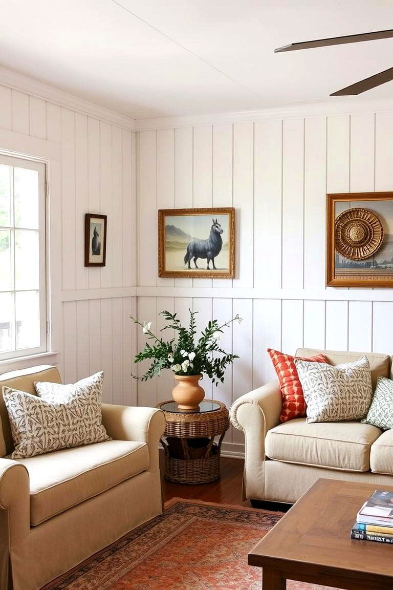 Beadboard Half Wall - 24 Half Wall Ideas
