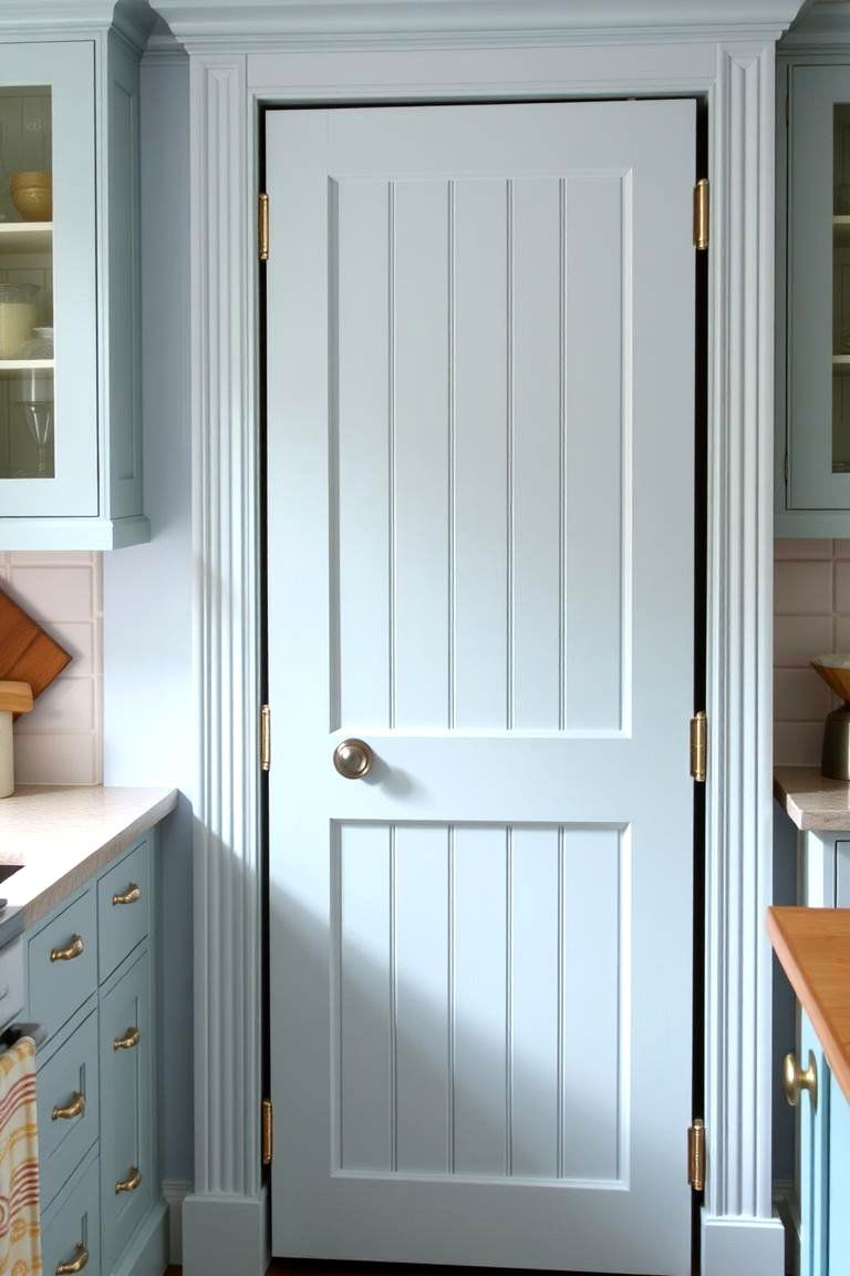 Beadboard Panel Door for Cottage Charm - 24 Pantry Door Ideas