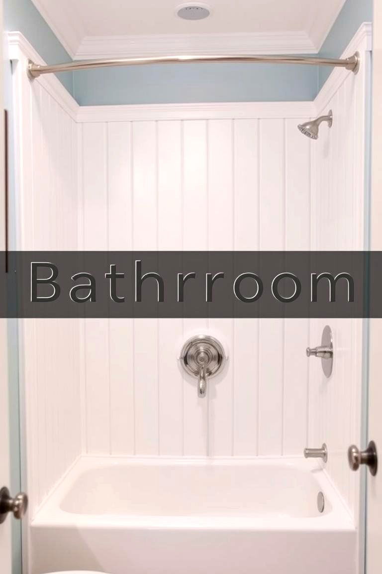 Beadboard Paneling - 24 Shower Surround Ideas