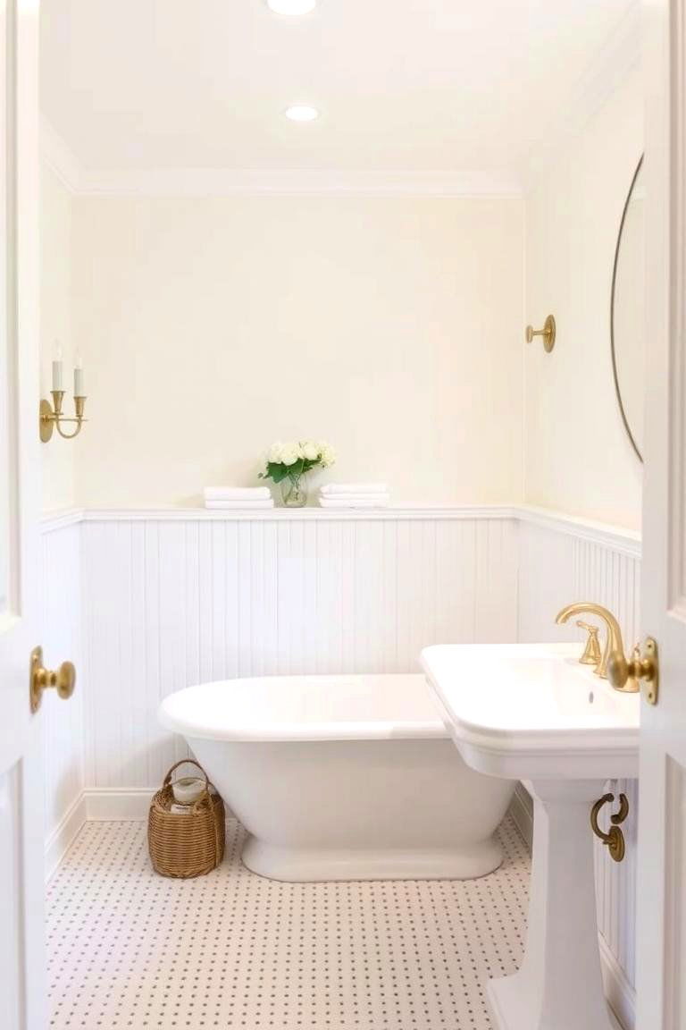 Beadboard Wainscoting - 24 Bathroom Wainscoting Ideas