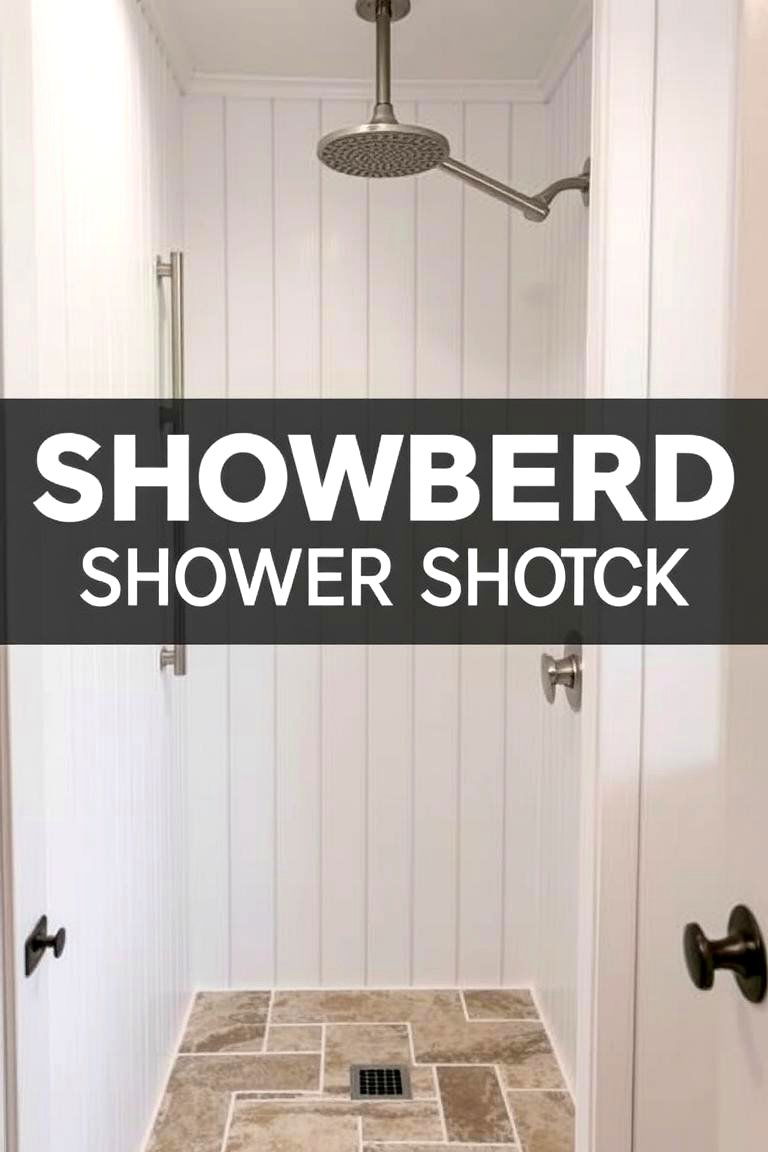 Beadboard for a Shower Nook - 24 Beadboard Bathroom Ideas
