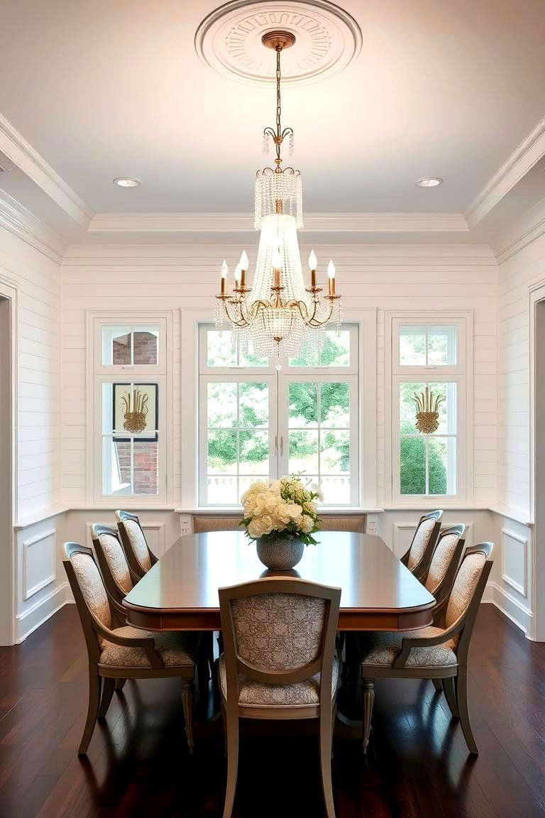 Beaded Shiplap for Added Detail - 24 Shiplap Dining Room Wall Ideas