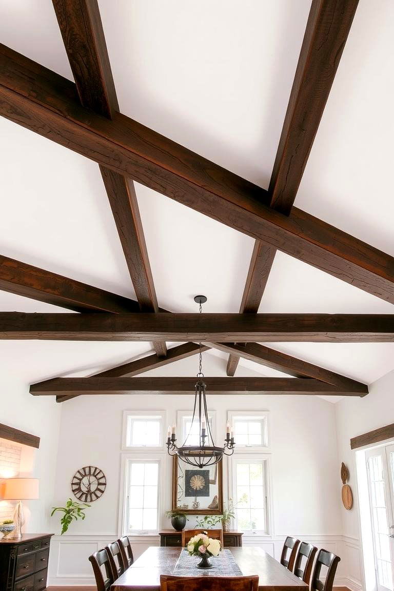 Beamed Ceiling - 24 Pop Ceiling Design Ideas