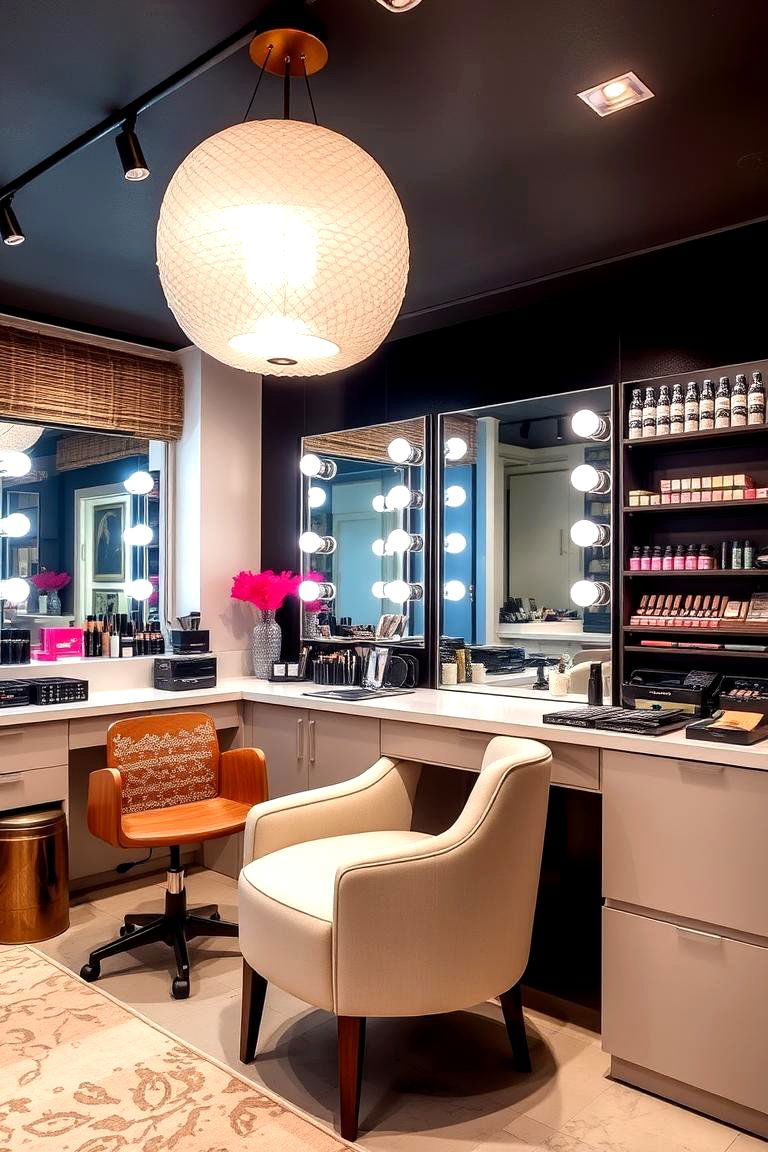 Beauty Bar Experience - 24 Makeup Room Ideas