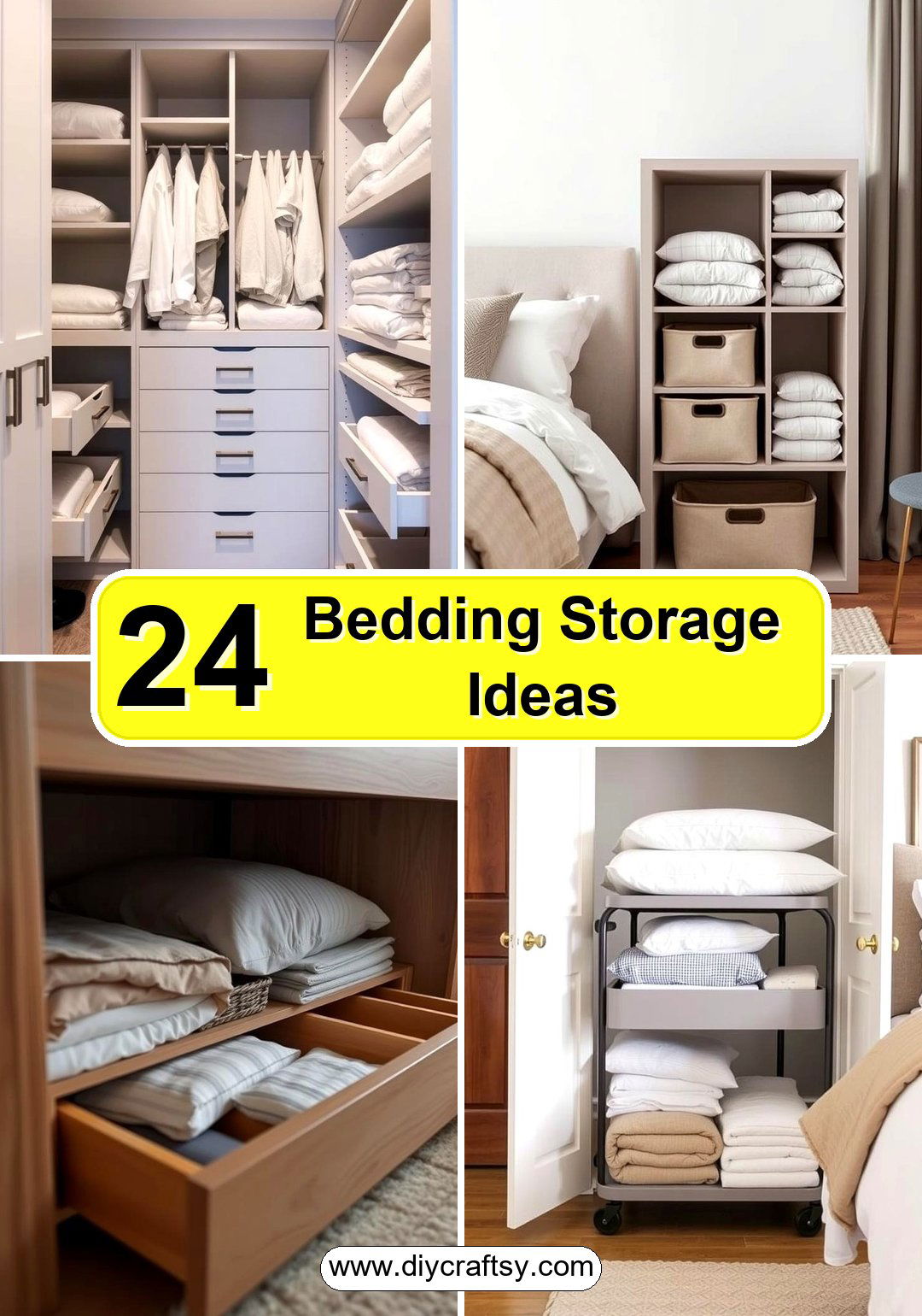 Bedding Storage Ideas