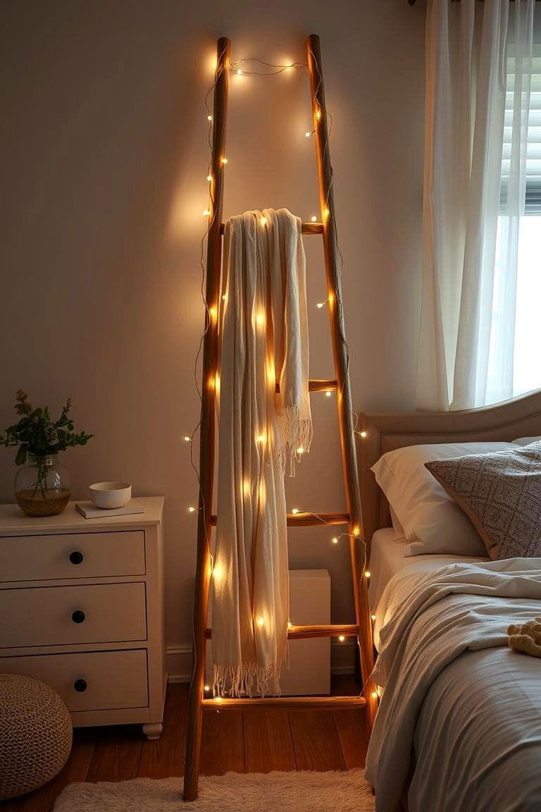 Bedroom Decor Ladder - 24 Ladder Storage Ideas