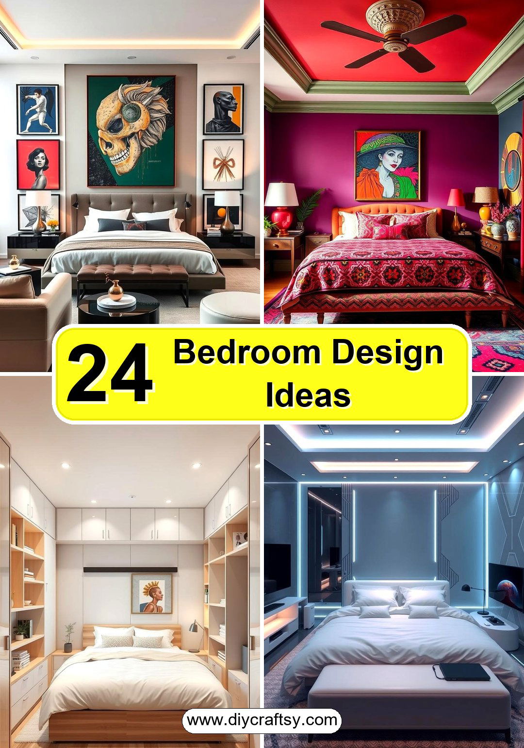 24 Bedroom Design Ideas To Refresh Your Personal Sanctuary 24 Bedroom Design Ideas To Refresh Your Personal Sanctuary