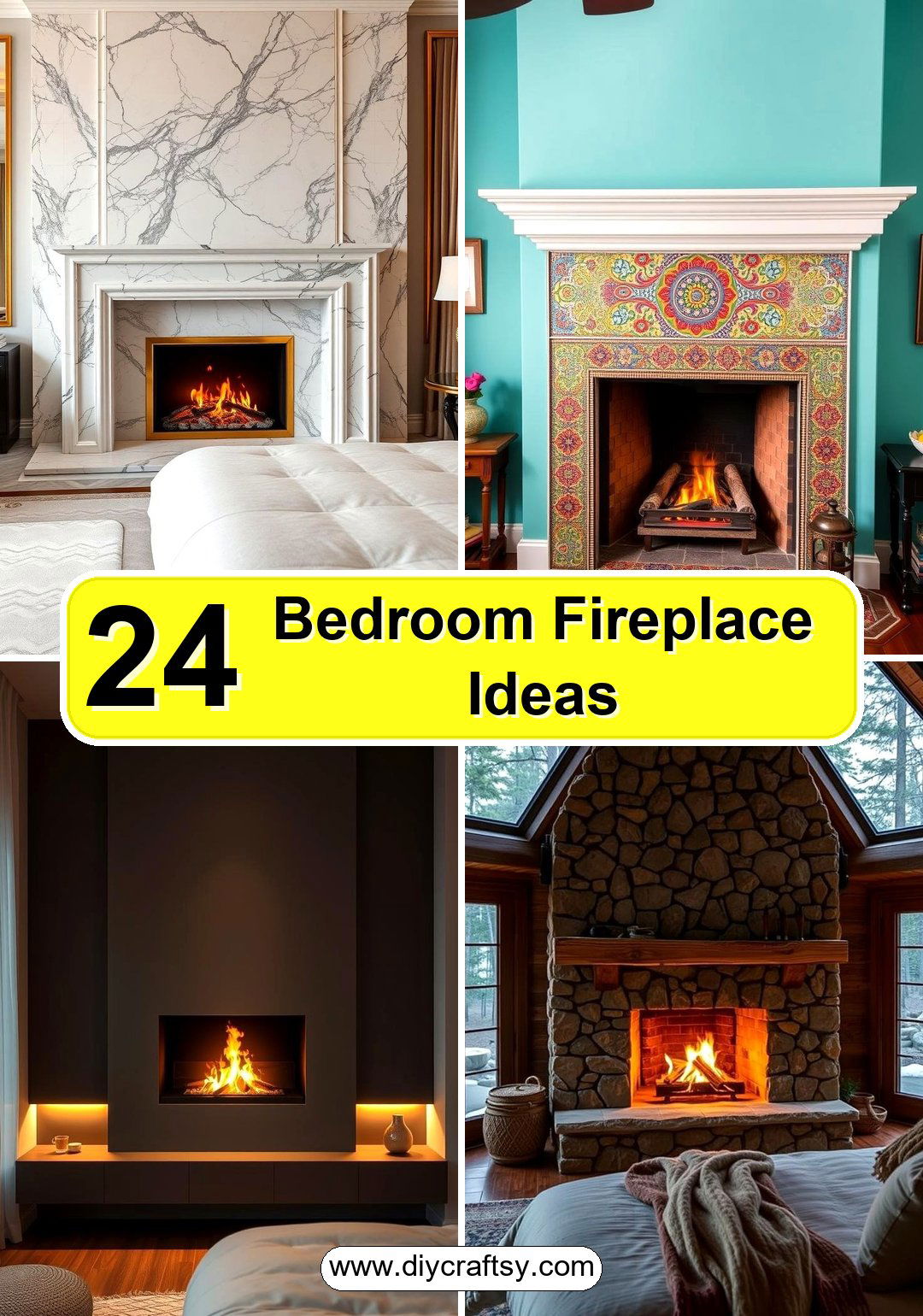 Bedroom Fireplace Ideas