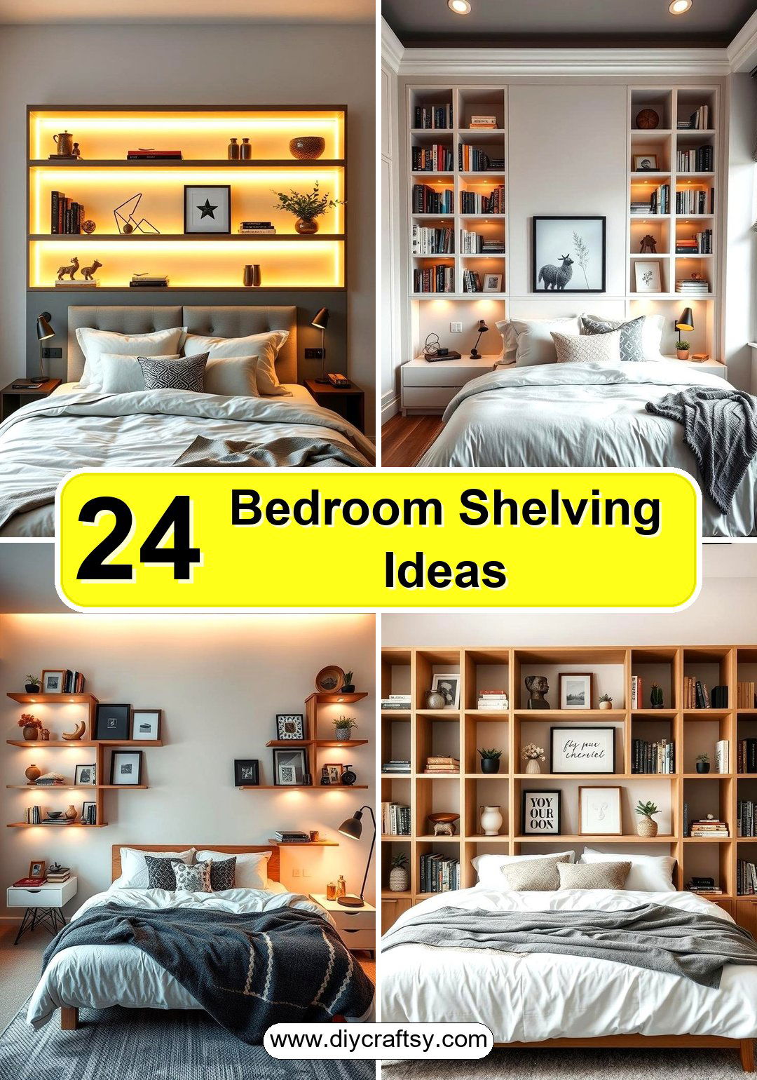 Bedroom Shelving Ideas