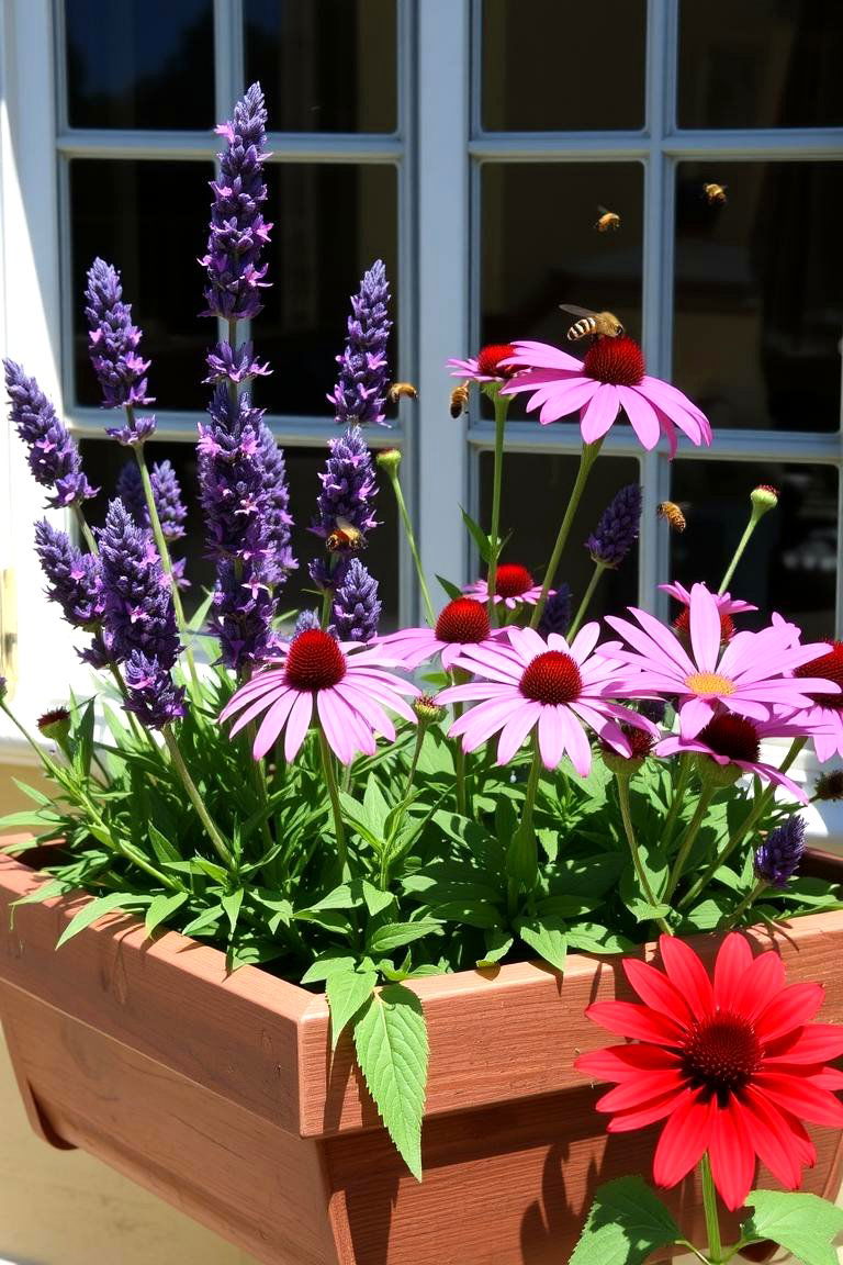 Bee Friendly Blooms - 24 window box ideas