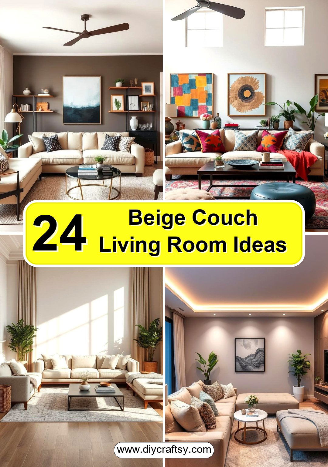 Beige Couch Living Room Ideas