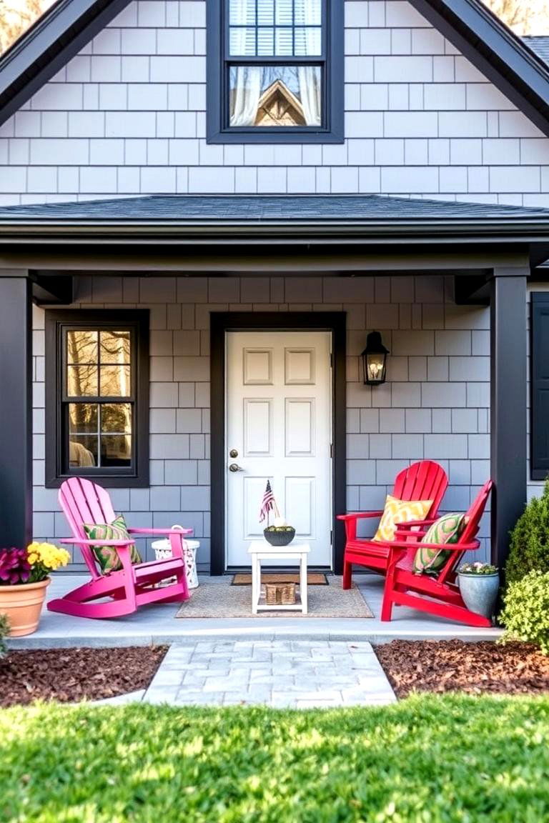 Being Easier to Maintain Than White - 24 Grey House With Black Trim