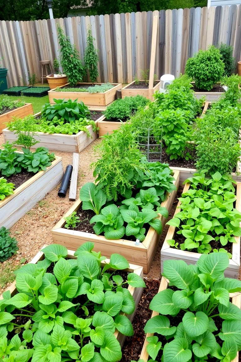 Benefit from the Structure of Raised Garden Beds - 24 Low Maintenance Backyard Landscaping Ideas