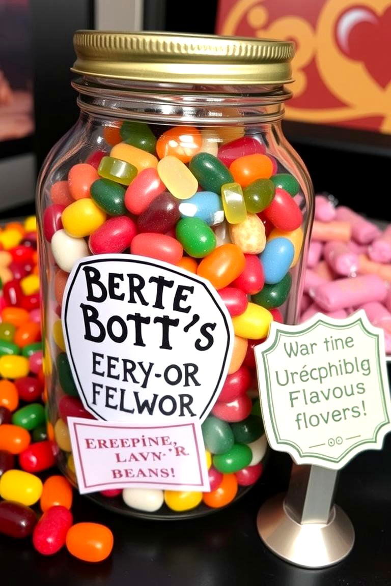 Bertie Botts Every Flavor Beans - 24 Harry Potter Wedding Ideas