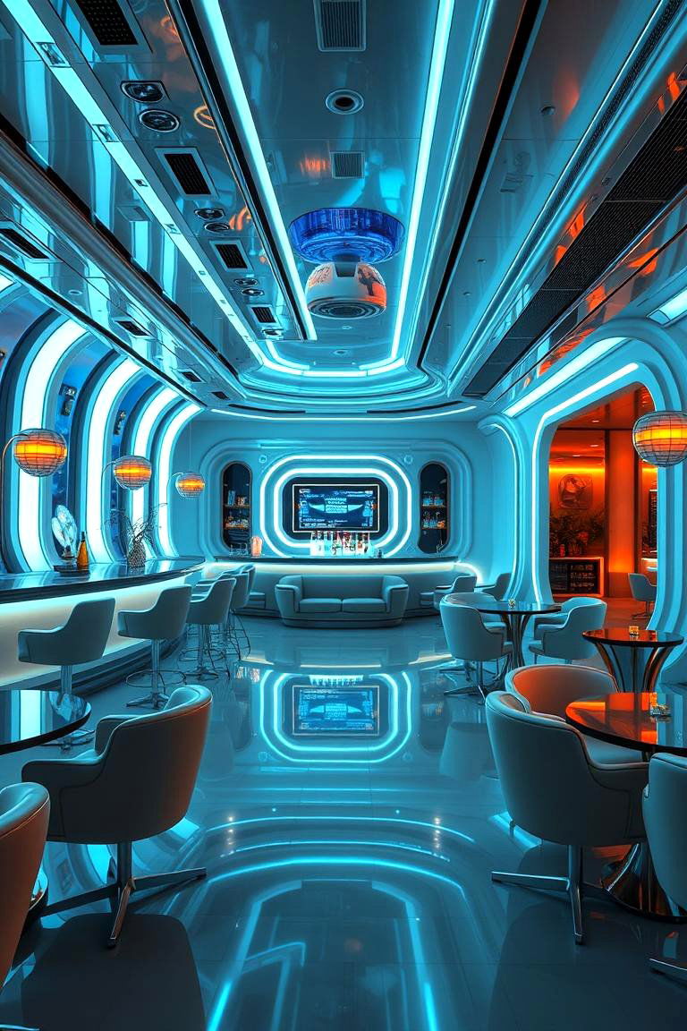Bespin Cloud City Bar - 24 Star Wars Man Cave Ideas