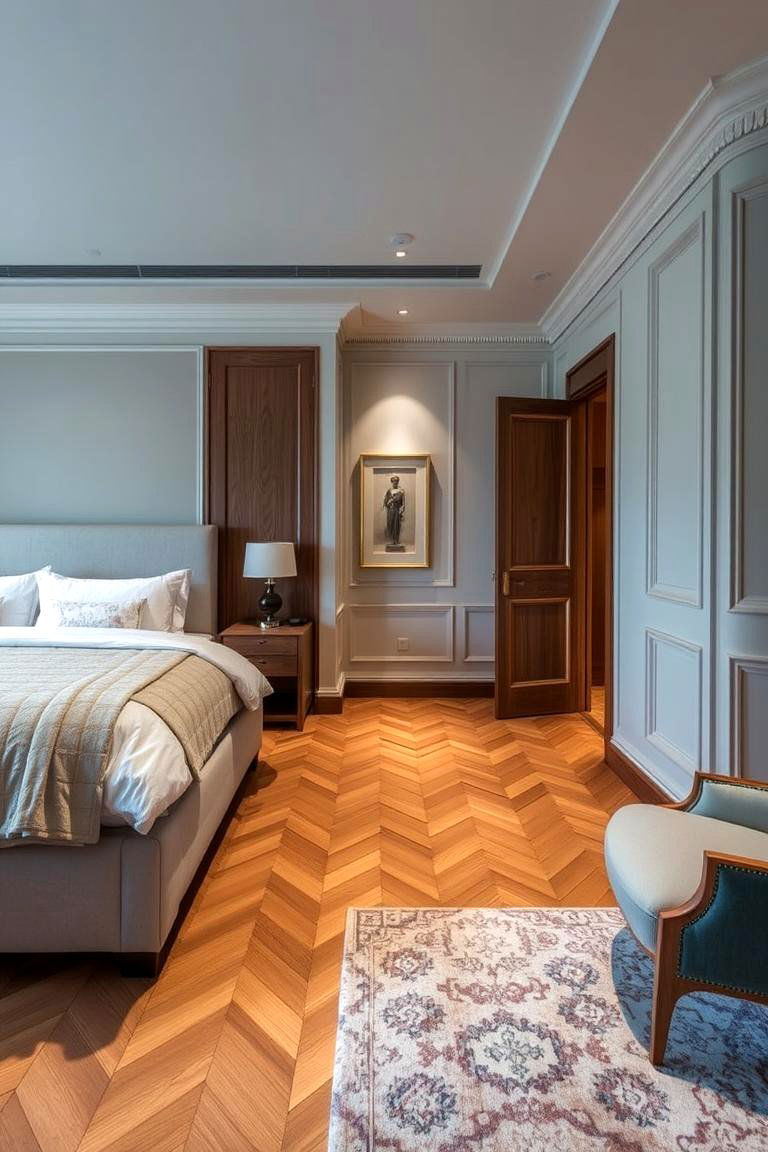 Bespoke Flooring Options and Refined Details - 24 Blair Waldorf Bedroom