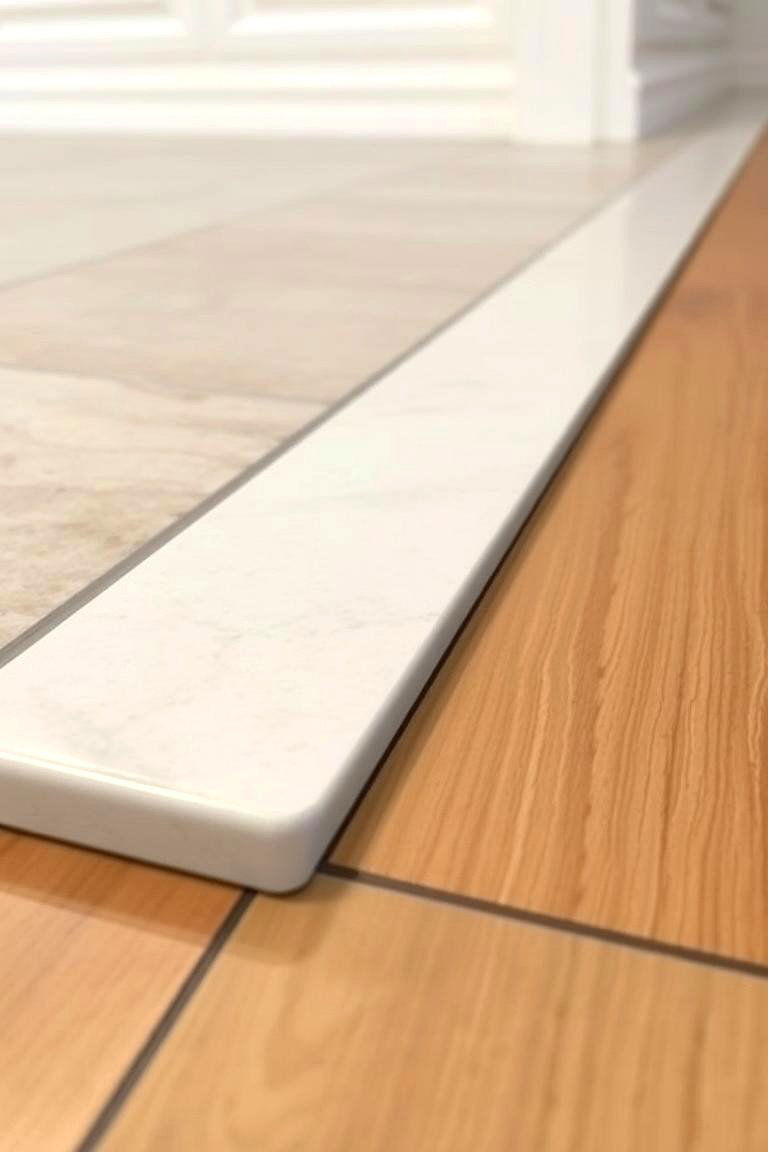 Beveled Edge for Smooth Sloped Transition - 24 Floor Transition Ideas