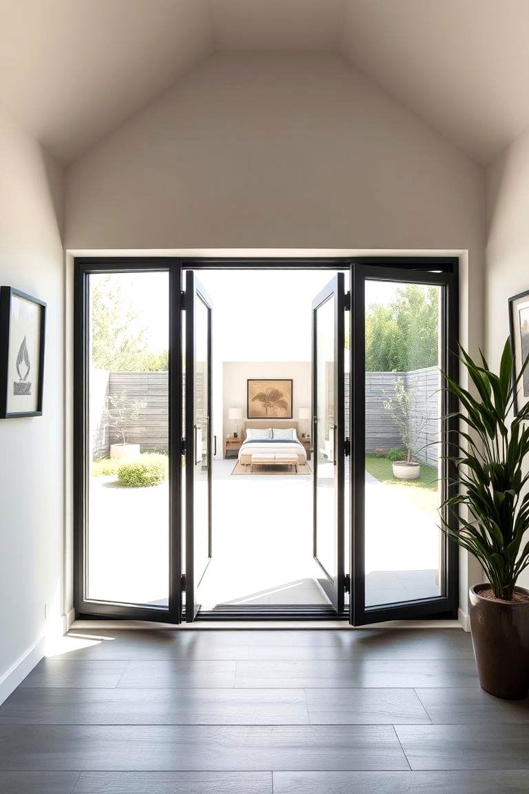Bi Folding Double Doors - 24 Double Front Door Ideas