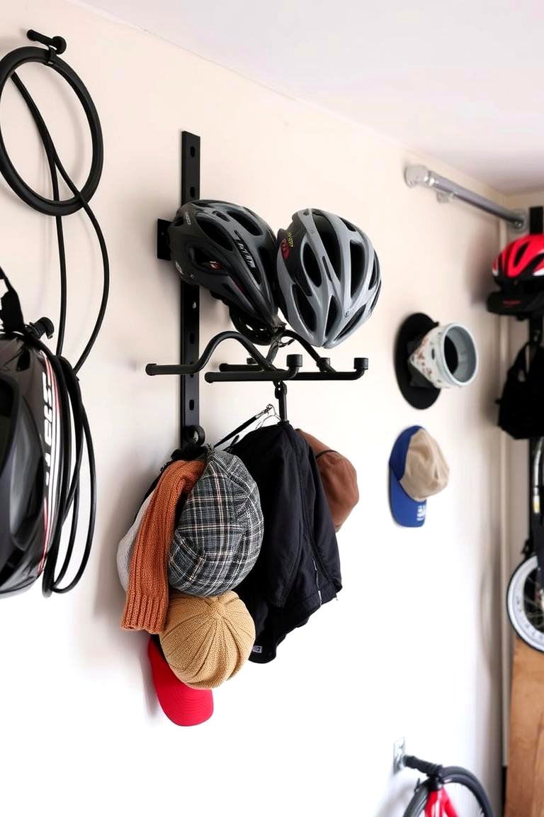 Bicycle Helmet Hat Rack - 24 Hat Rack Ideas