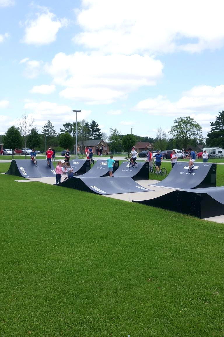 Bike Ramp Course - 24 Backyard Ideas for Kids