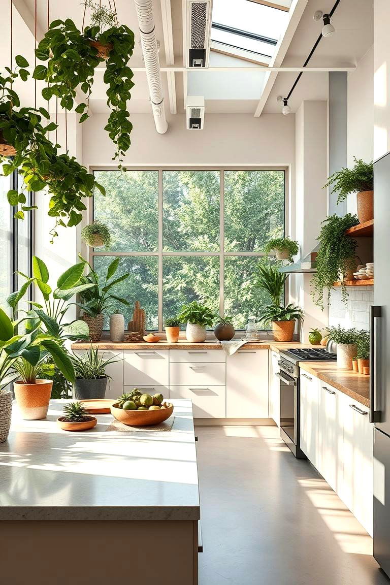 Biophilic Design Integration - 24 Office Kitchen Ideas