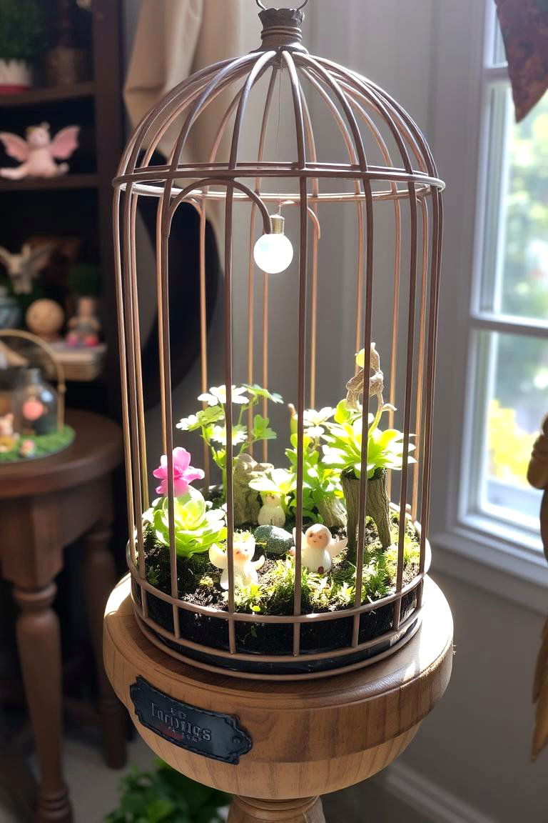 Birdcage Garden - 24 Fall Birthday Party Ideas