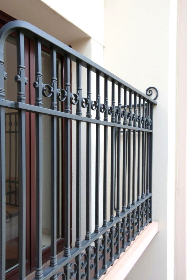 Birdcage Style Railing - 24 Wrought Iron Balcony Railing Design Ideas