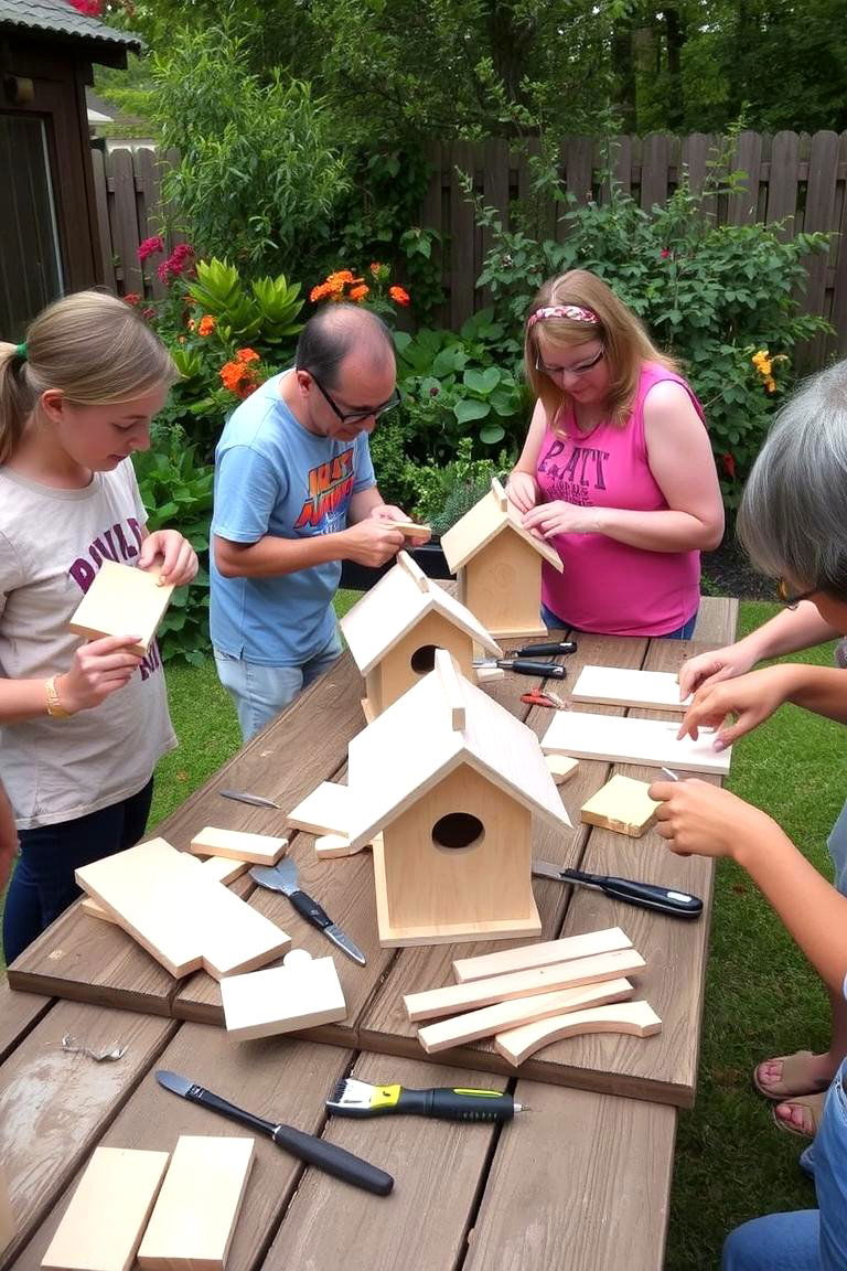Birdhouse Building Workshop - 24 Garden Party Ideas