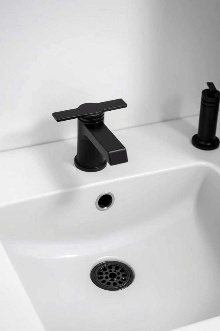 Black Bathroom Sink Drains - 24 Bathroom With Black Fixtures