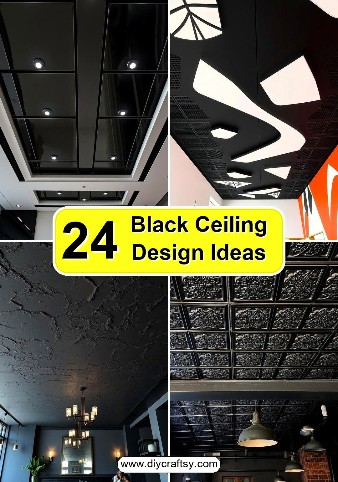 Black Ceiling Design Ideas