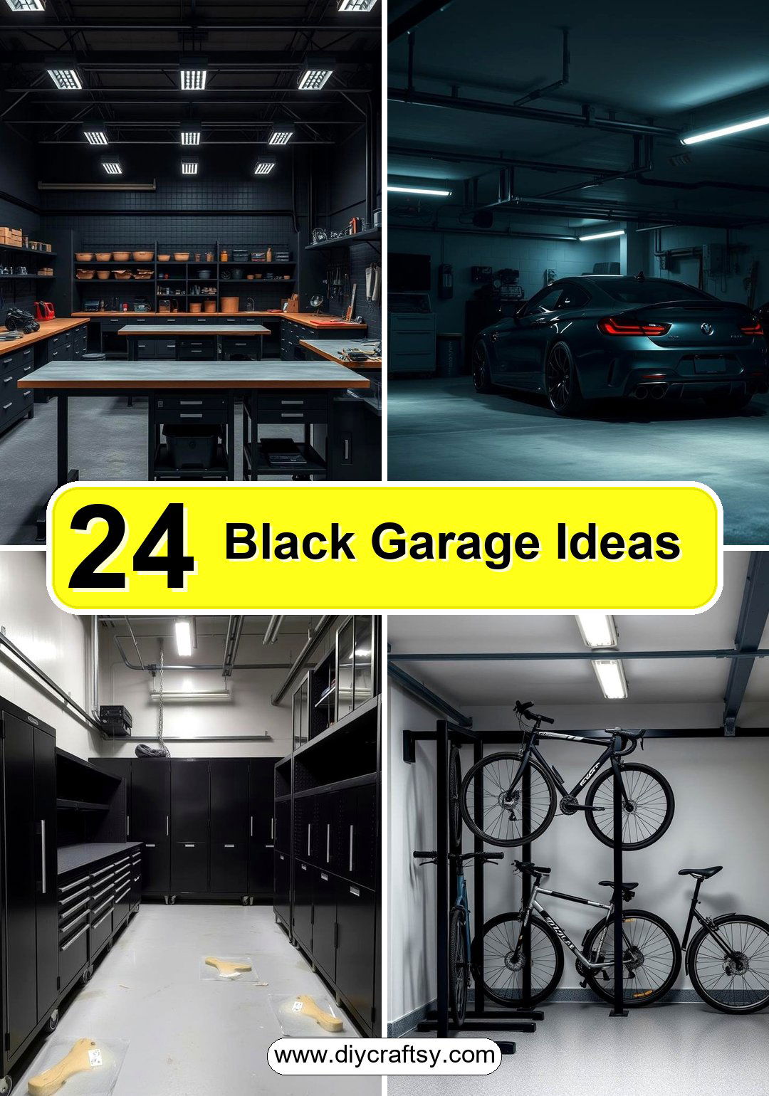 Black Garage Ideas