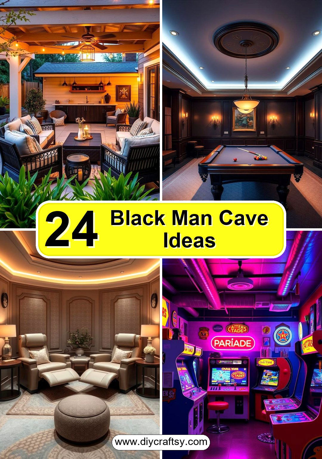Black Man Cave Ideas