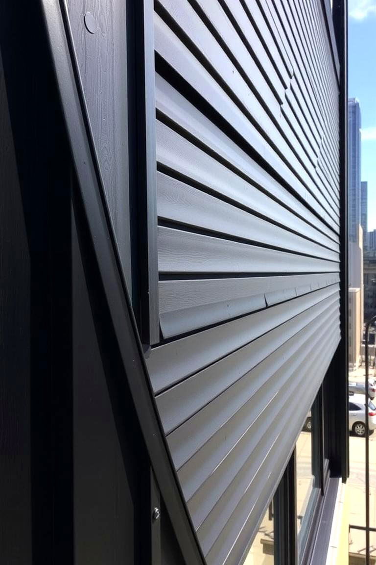 Black Metal Siding - 24 Modern Siding Ideas for a Contemporary Home