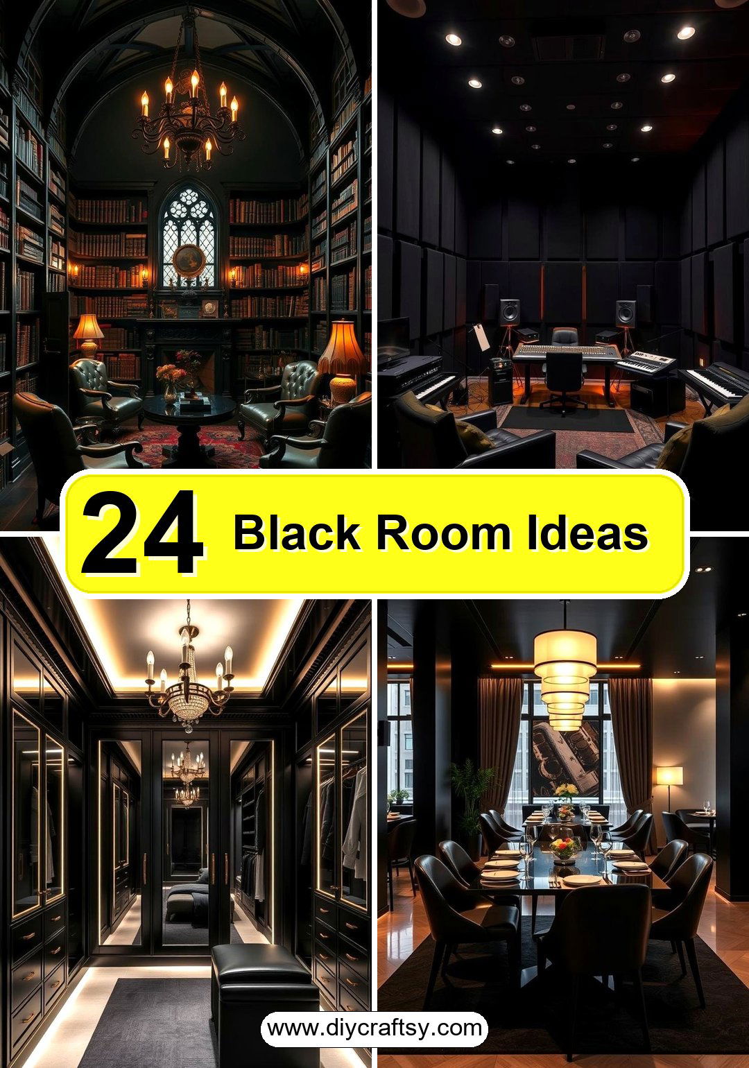 Black Room Ideas