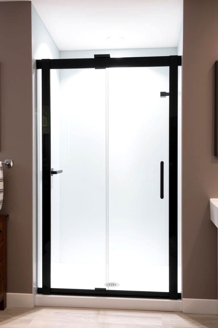 Black Shower Doors - 24 Bathroom With Black Fixtures