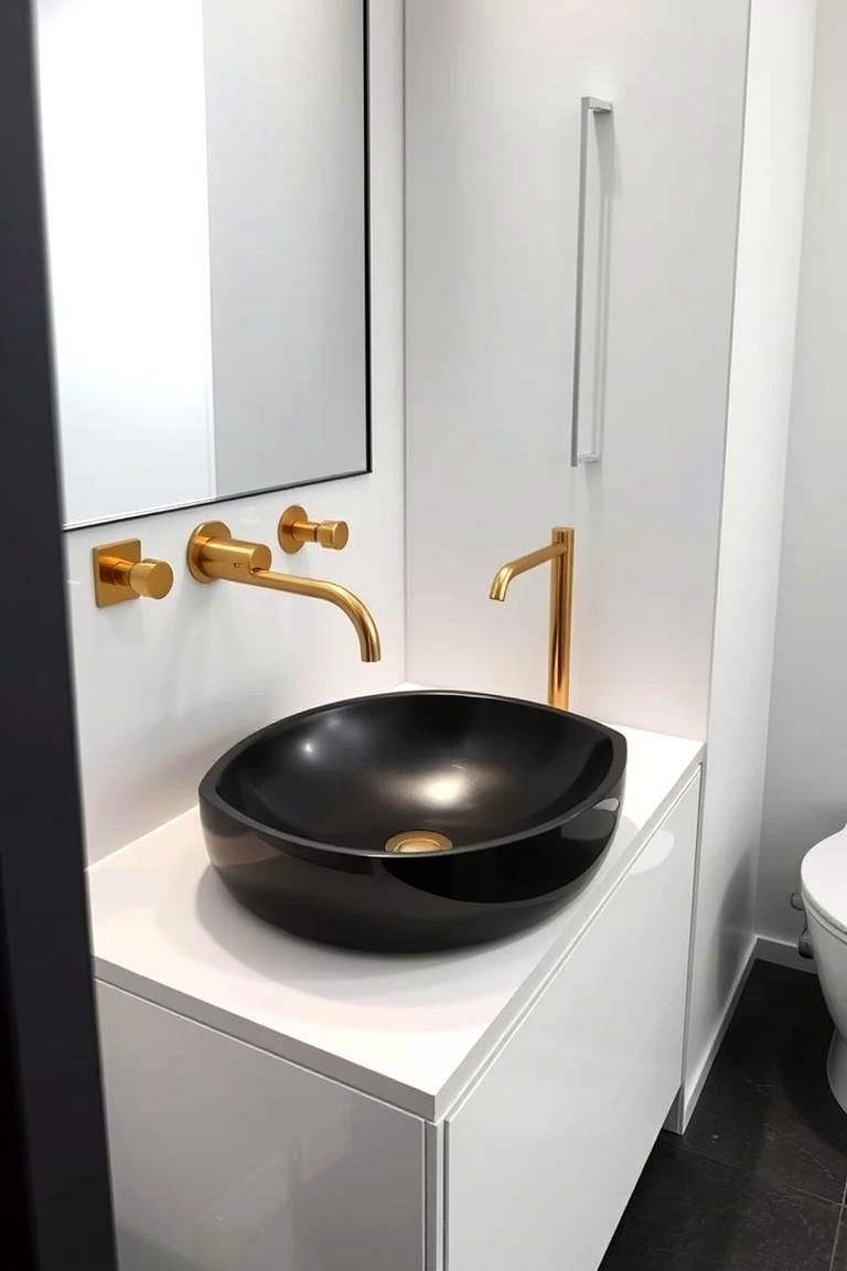 Black Sink - 24 Bathroom Sink Ideas