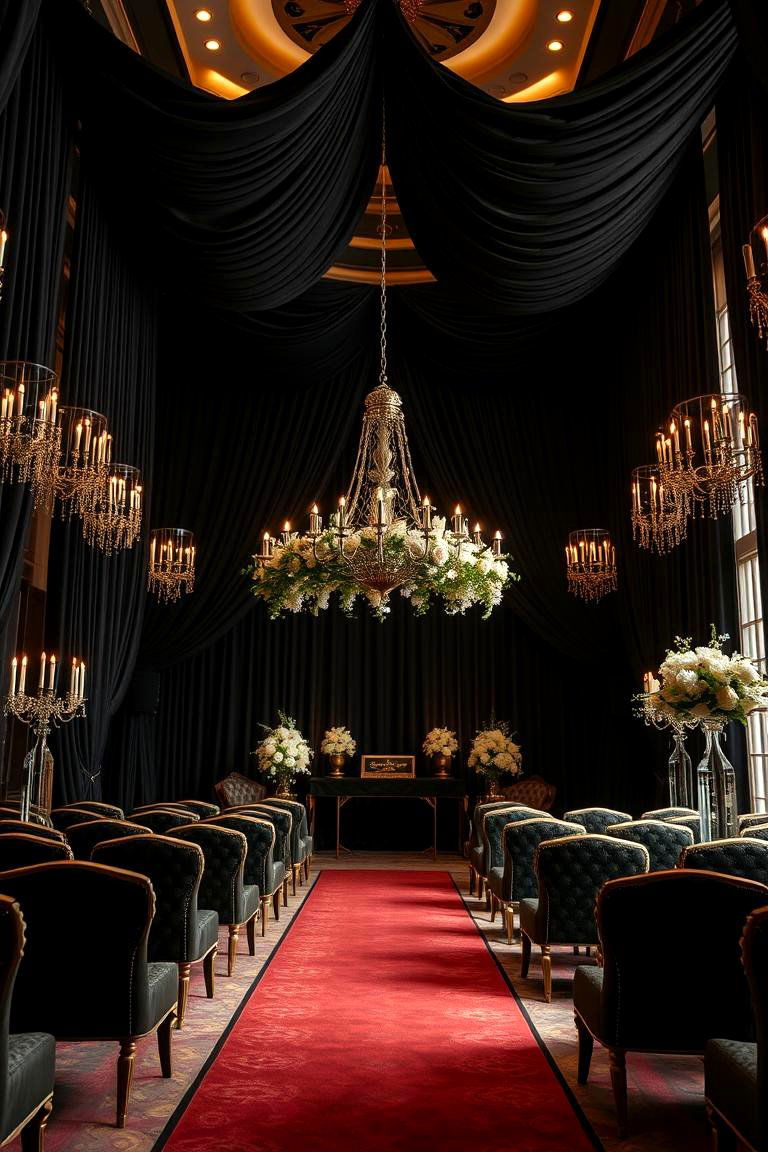 Black Velvet Luxury - 24 Black-Themed Wedding Ideas