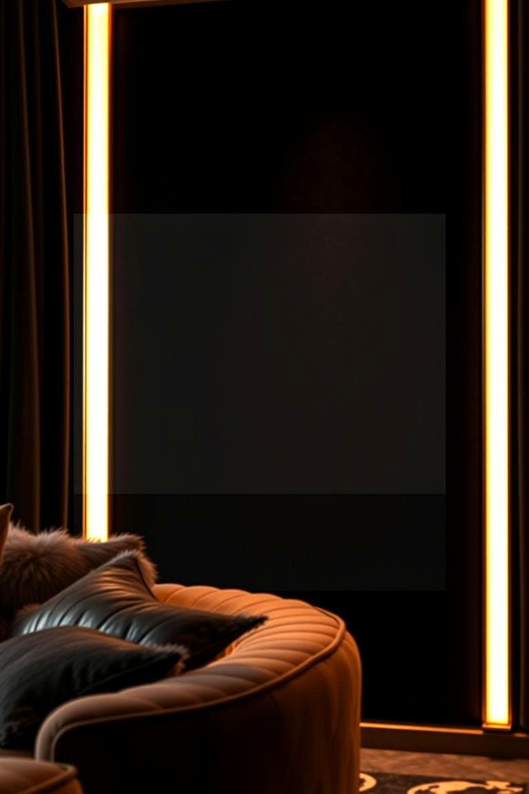 Black Velvet Wall - 24 Black Accent Wall Ideas